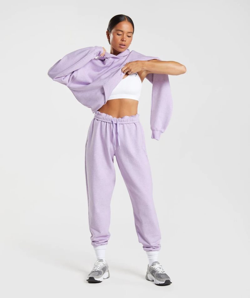 Women's Gymshark Rest Day Sweats Jogger Light Purple | CA N1876A